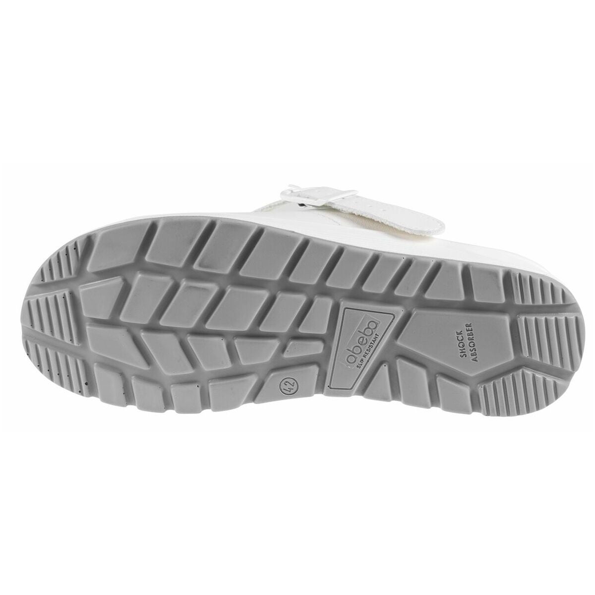 Työkenkä Clog, valkoinen/harmaa 877021, OB 37