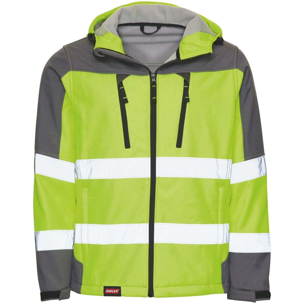 Huomiovärinen softshell-takki keltainen/antrasiitti L