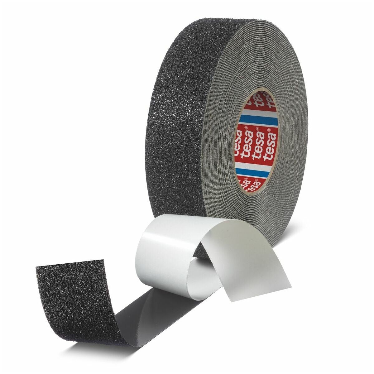 Lattian merkintäteippi liukuesteellä, paksuus 0,72 mm Musta