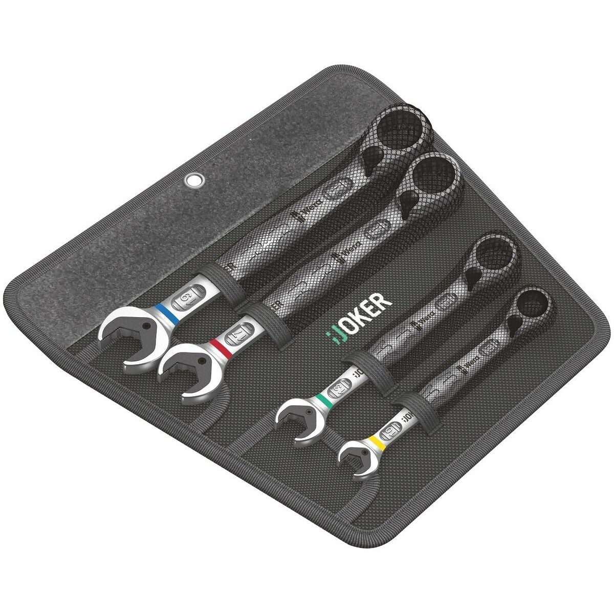 JOKER 6001 Switch U-/lenkkiräikkäavaimensarja, käännettävä, 15° kulma 4 4