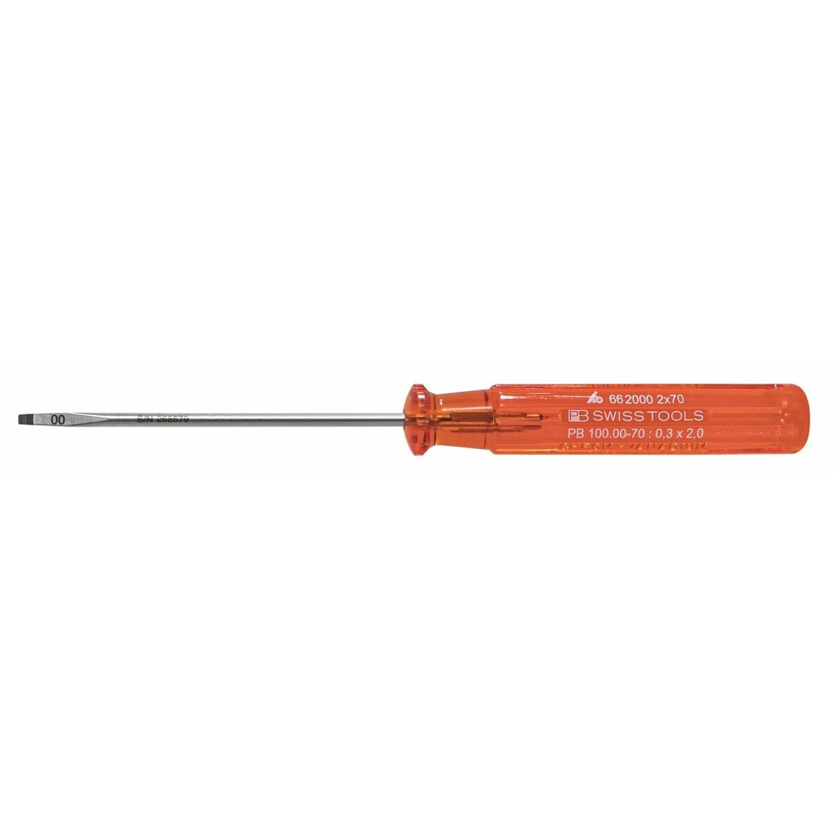Standarditalttapääruuvimeisseli, muovikahvalla 2x70 mm