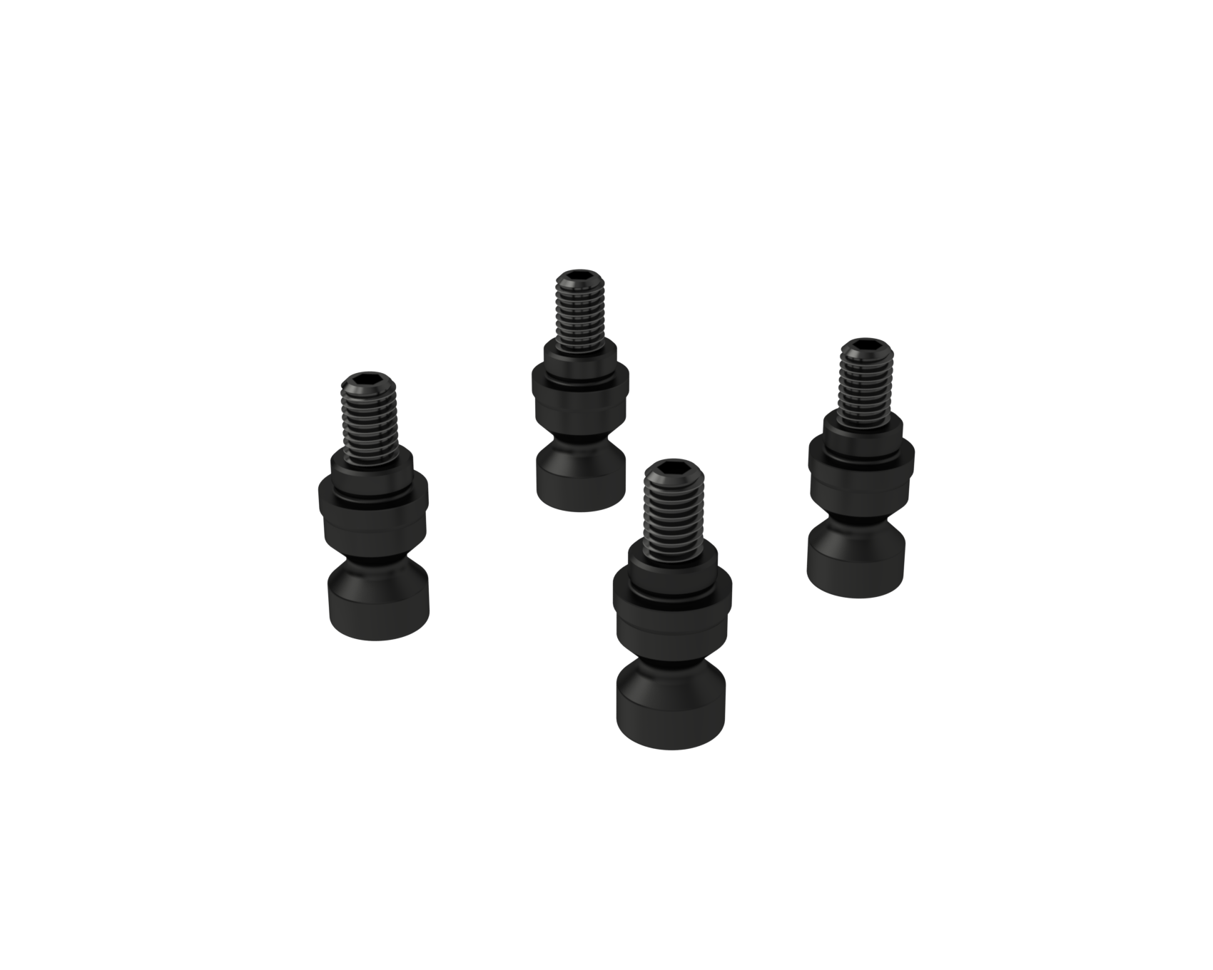 Kiinnityspultit LANG / HWR 96x96 mm Ø20h6 (4 kpl)