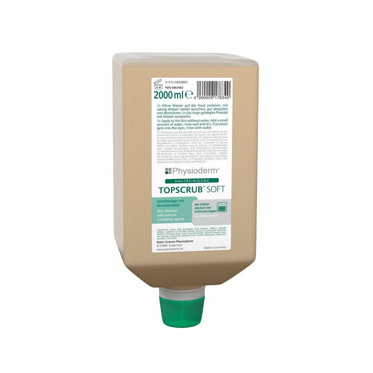 Ihonpuhdistustahna Topscrub® Soft