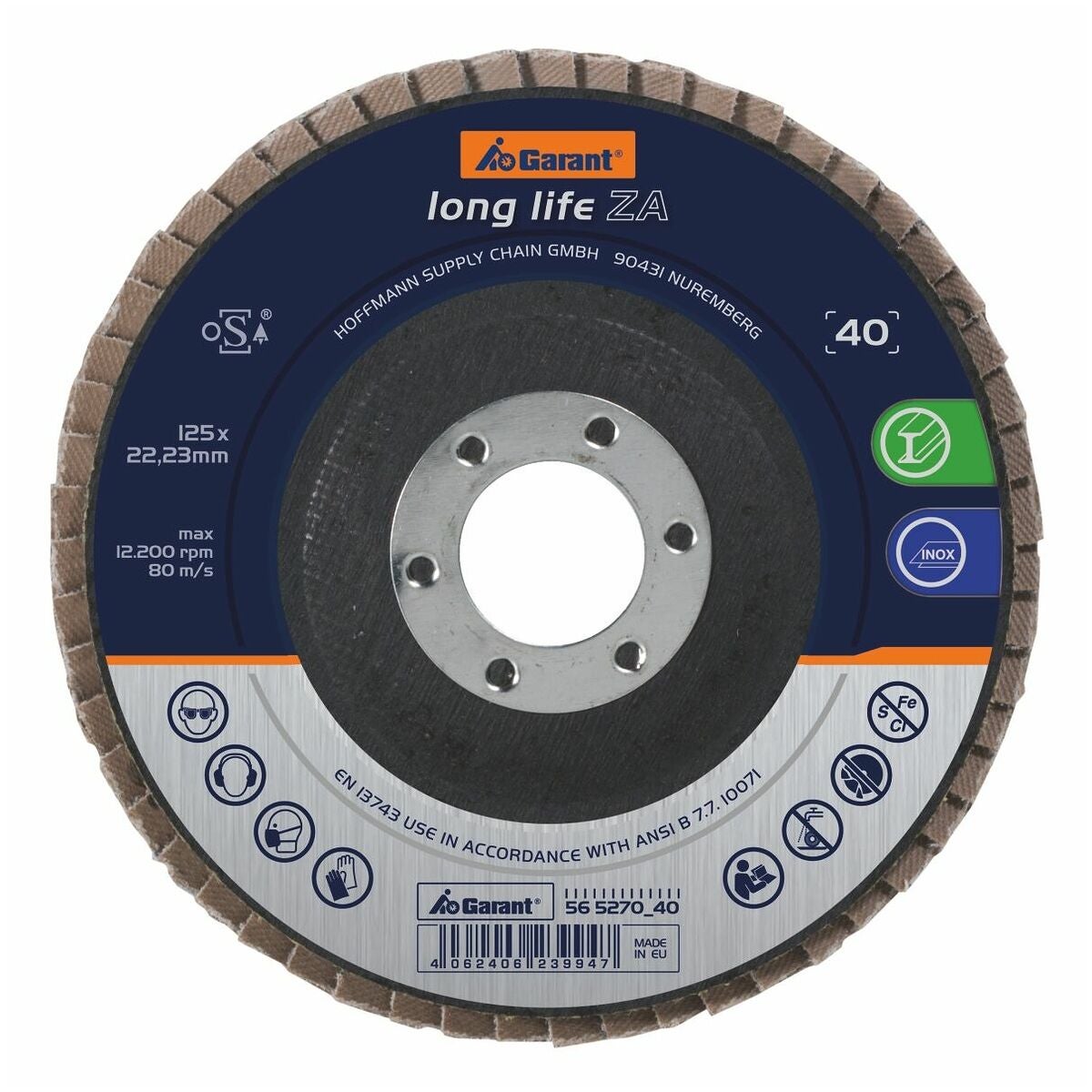Lamellilaikka long life ZA suora 40