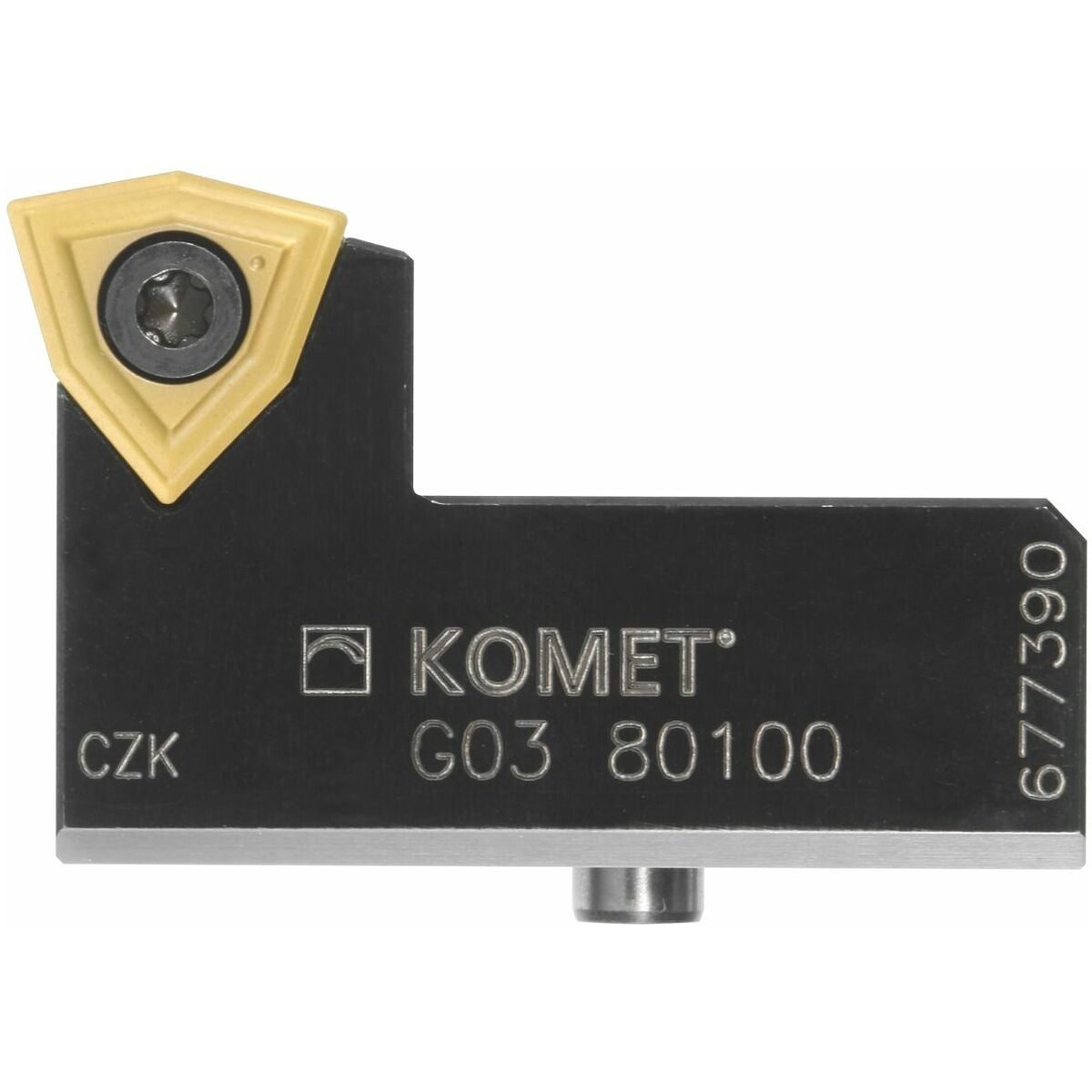 KOMET® TwinKom® -pidin kaksiteräpäähän α = 80° karkeakoneistukseen