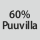 Kangaskoostumus: 60% puuvillaa