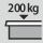 Vetolaatikon/ulosvetotason kantavuus: 200 kg