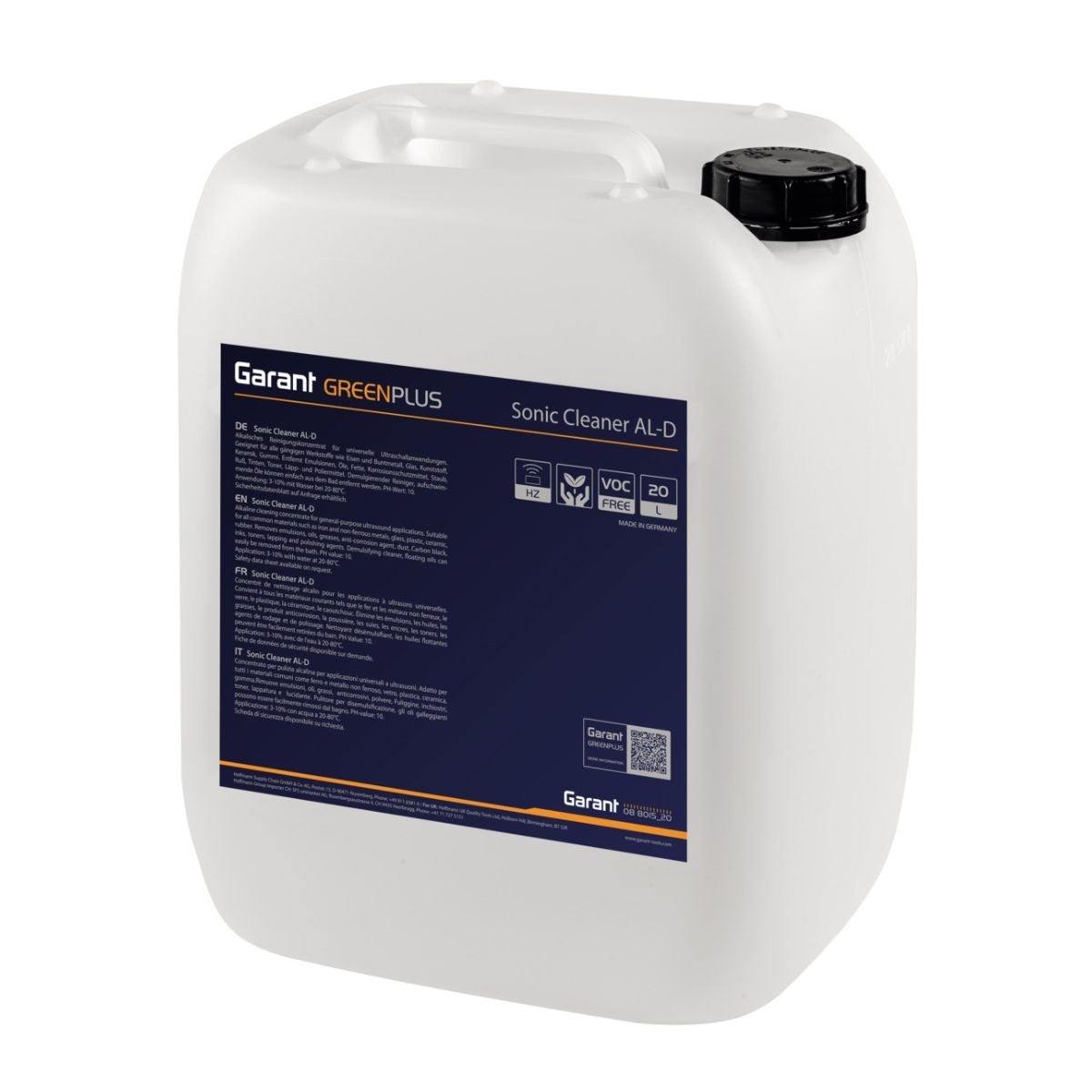 GARANT GreenPlus -ultraäänipesuaine Sonic Cleaner AL-D, l