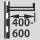 Kannatinulokkeen syvyys: 400-600 mm