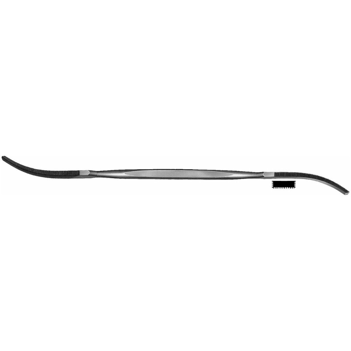 Tarkkuusuraviila, keskikarkea pituus = 180 mm SH 2 / DH 2