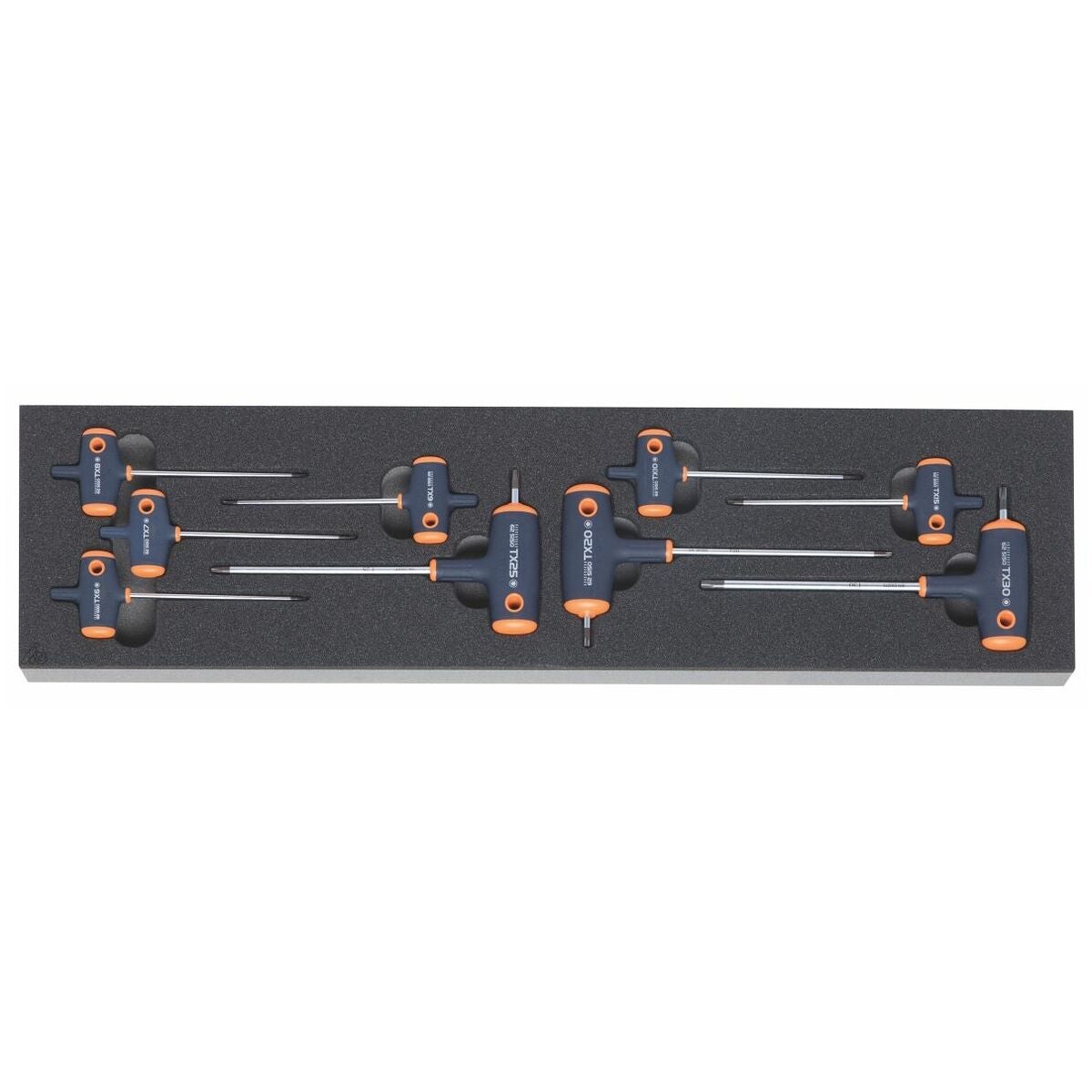 Torx®-ruuvimeisselisarja T-kahvalla, 9 osaa 9