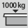 Vetolaatikon/ulosvetotason kantavuus: 1.000 kg