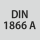 Standardi: DIN 1866 A