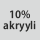 Kangaskoostumus: 10% akryylia