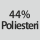 Kangaskoostumus: 44 % polyesteriä
