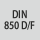 Standardi: DIN 850 D/F