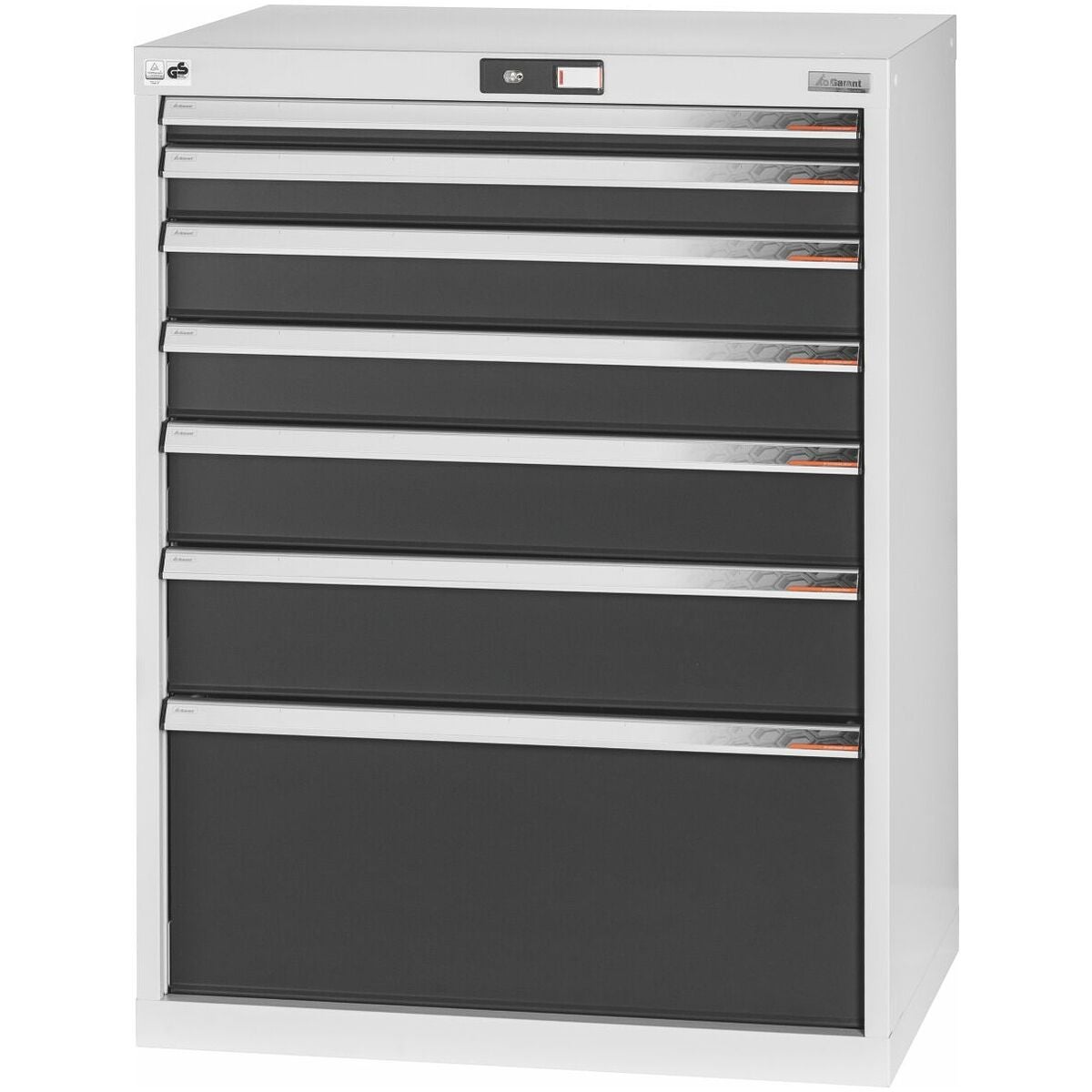 Työkalukaappi täydellisenä, laatikot 75 kg 26×20G