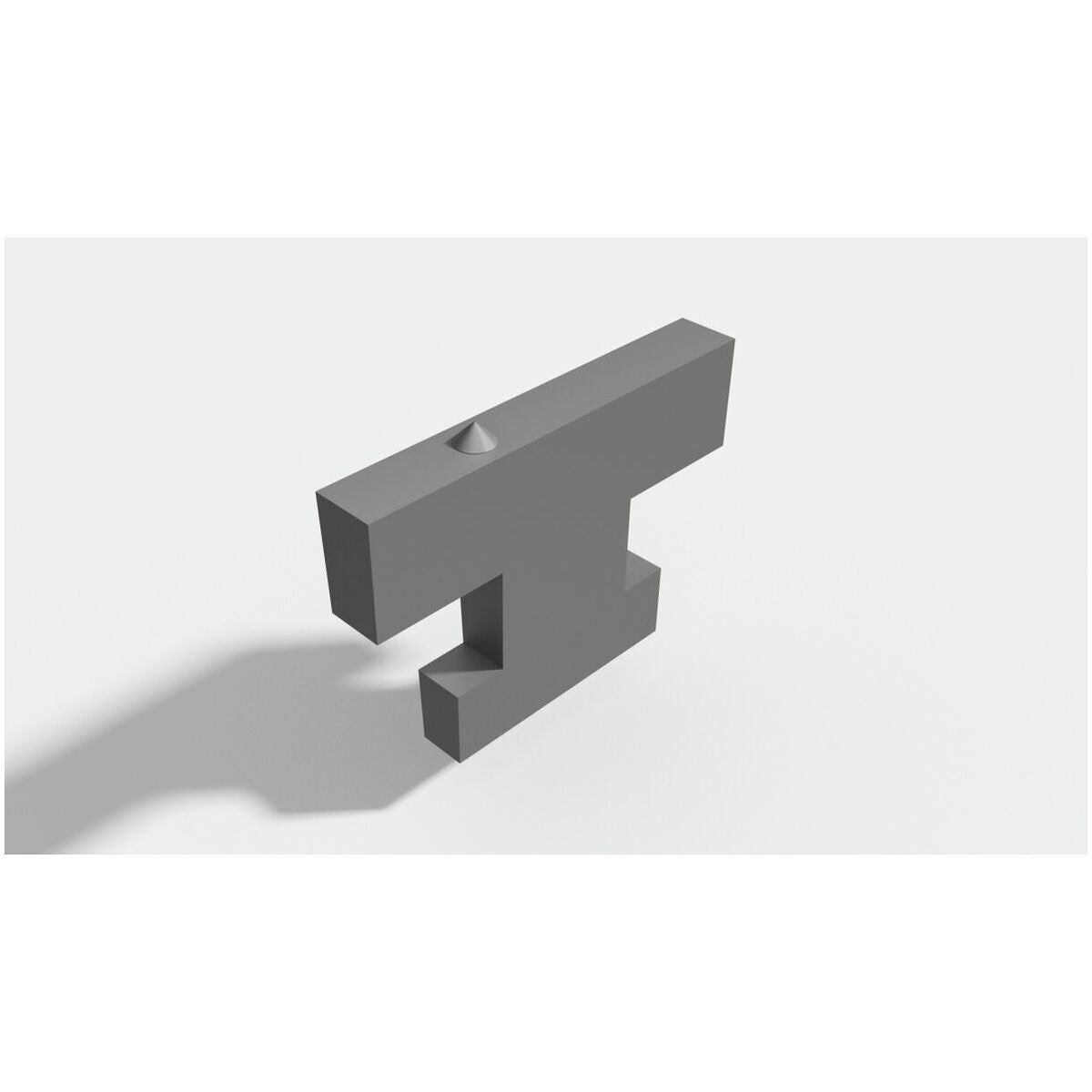 Merkki-segmentti, kirjasinkorkeus 2 mm .