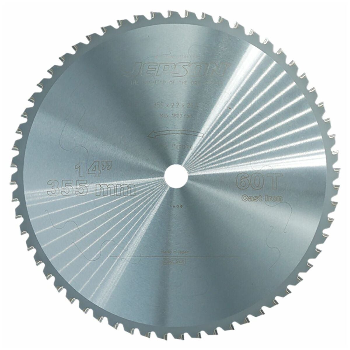HM-kovametallipyörösahanterä Drytec® ⌀ 355 × 25,4 mm ohutseinäiselle materiaalille