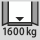 Kaapin rungon kantavuus sisällä: 1.600 kg