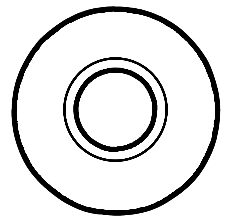 180° pyöreä