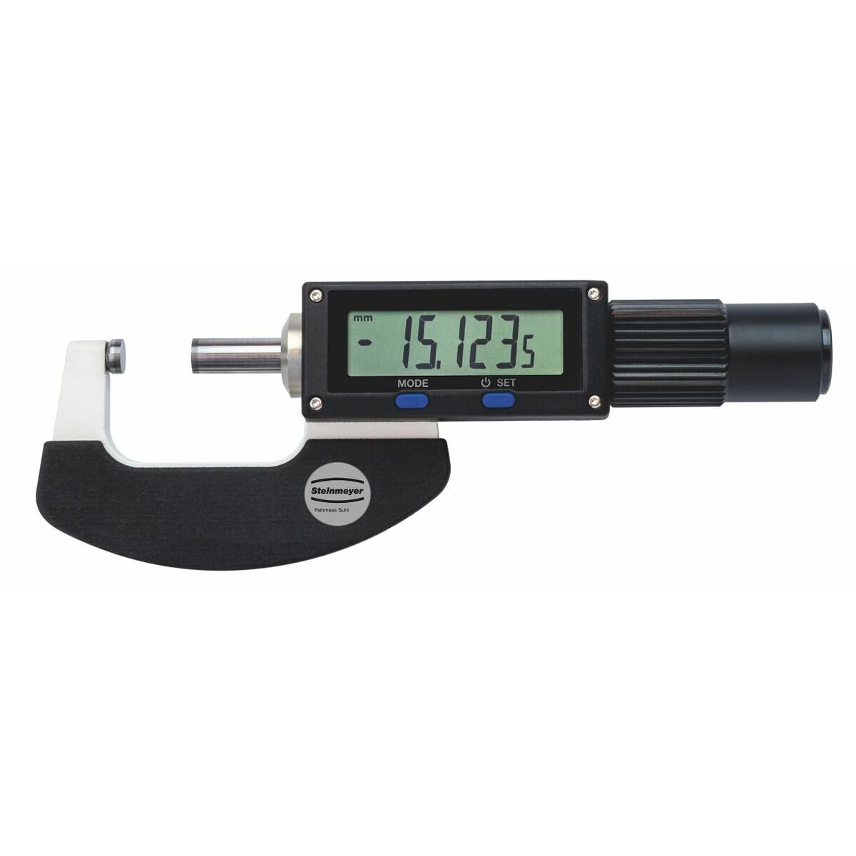 Digitaalinen mikrometri ei-pyörivällä karalla, mittausalue 30 mm, kotelointiluokka IP65 0–30 mm