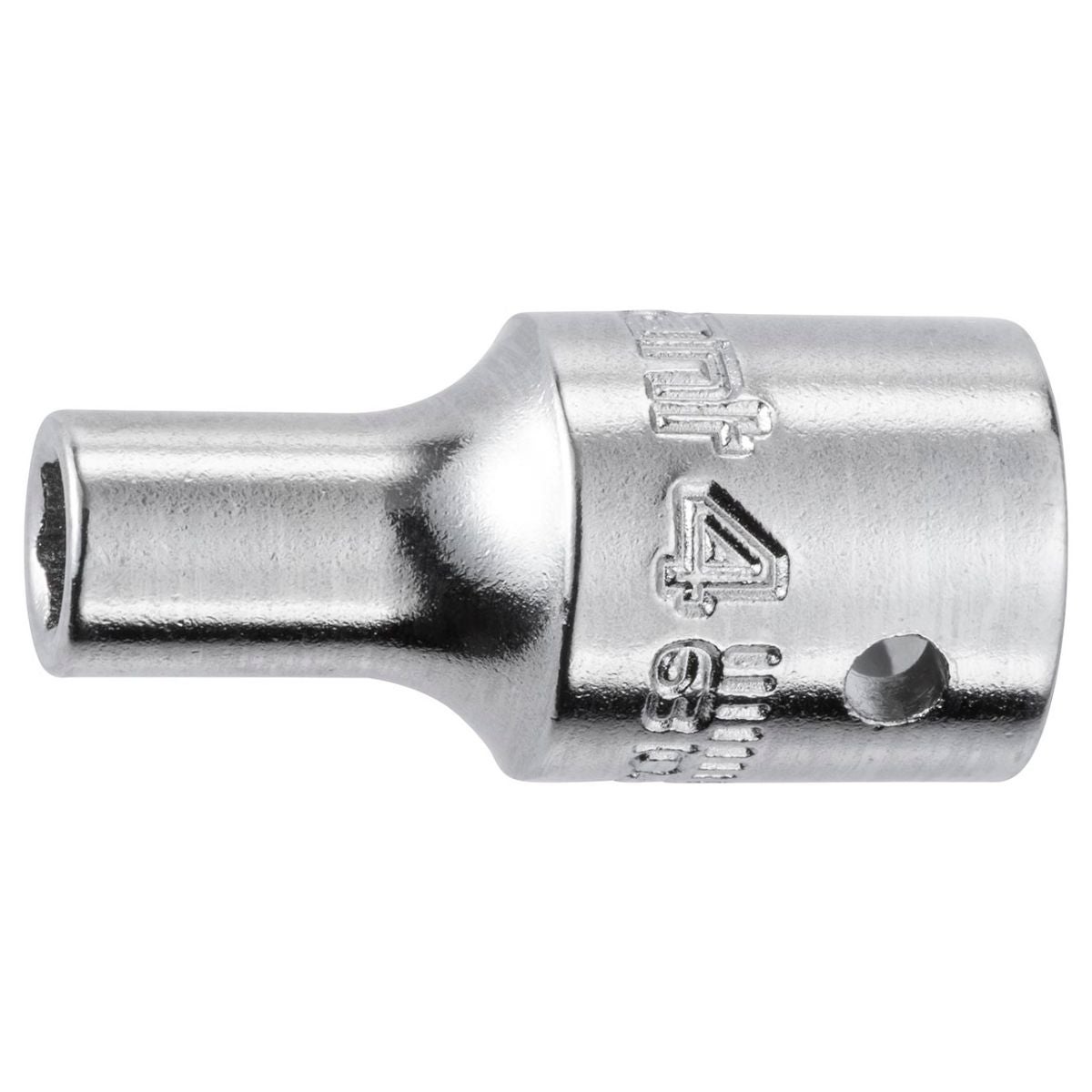 Kuusiokolohylsy 1/4 tuumaa 4 mm