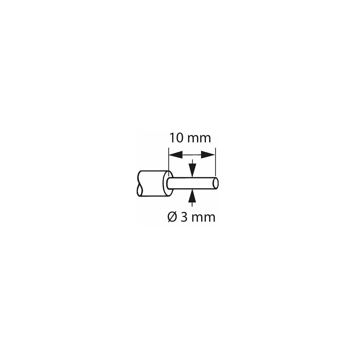 Digitaalinen ulkomikrometri siirretyillä mittapinnoilla 0–25 mm 0–25 mm