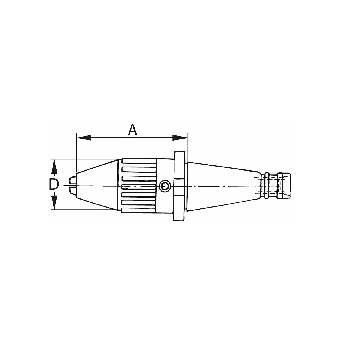 Poraistukat muoto A SK 40 2,5–16 mm