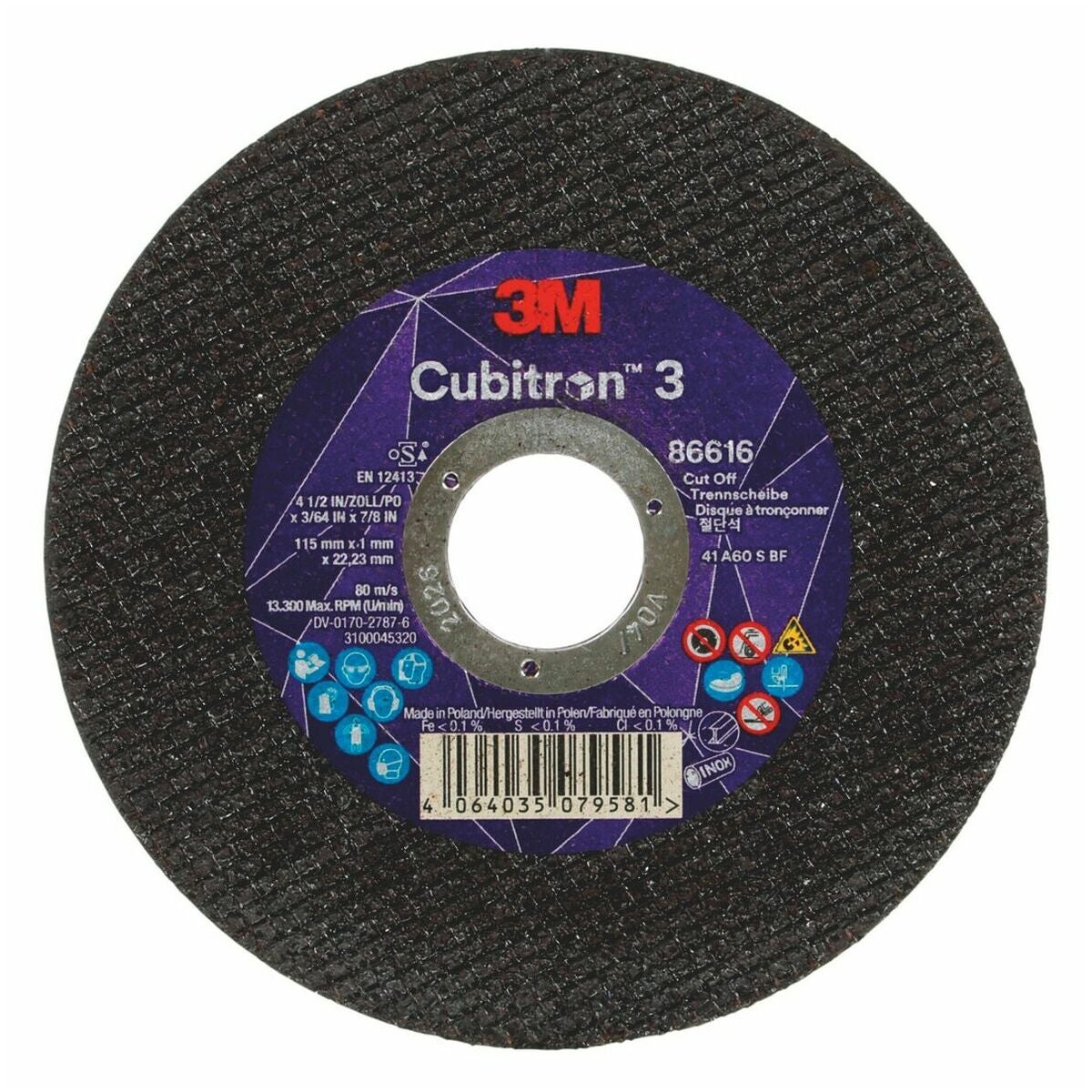 Katkaisulaikka Cubitron™ 3 ERIKOISKAPEA mm