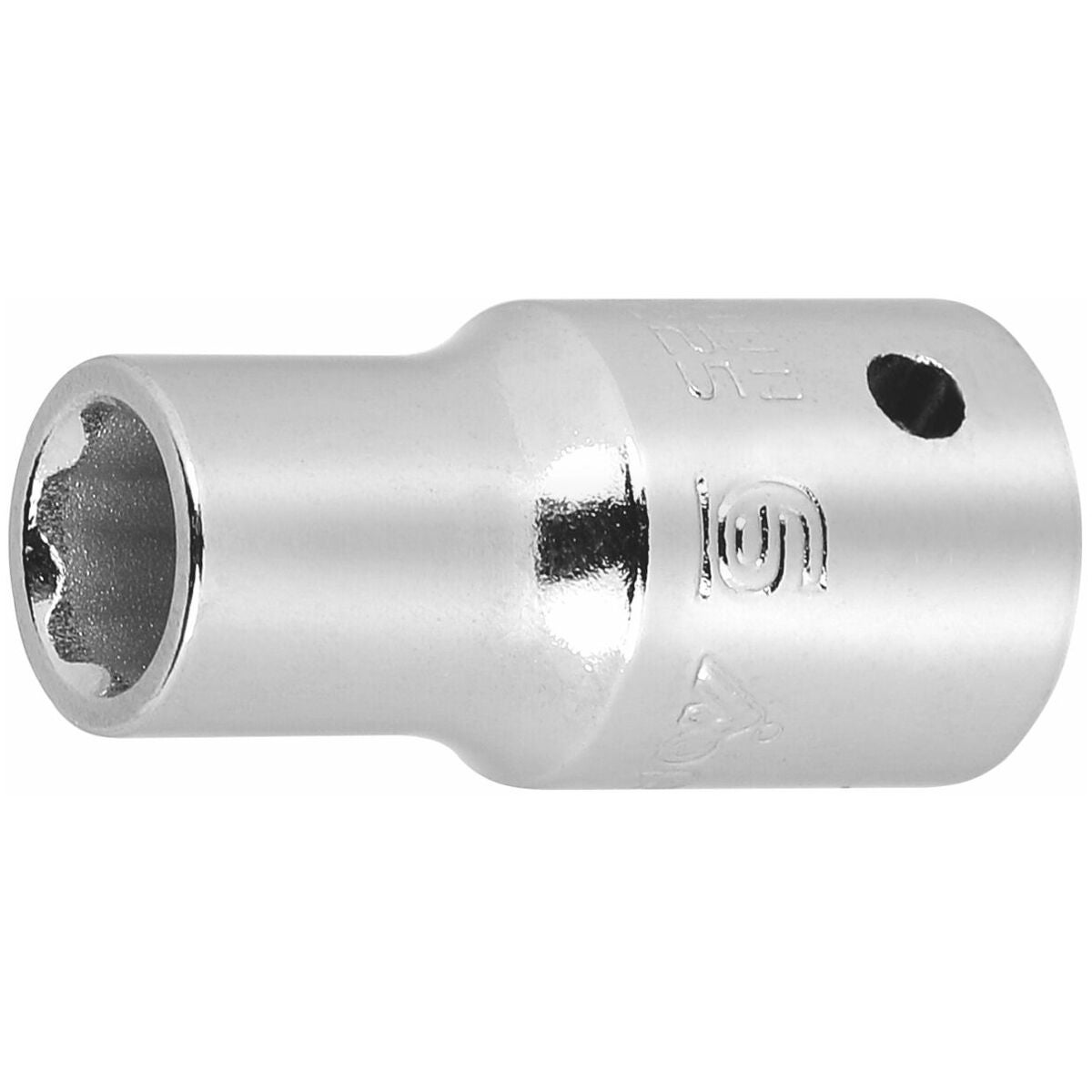 Kuusiokolokärkihylsy 1/4 tuumaa Surface Drive 6 mm
