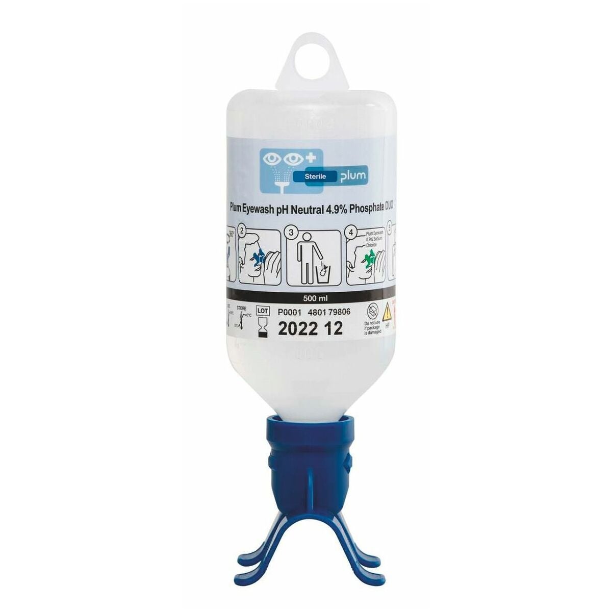 Silmienhuuhtelupullo DUO pH-neutraali 500 ml