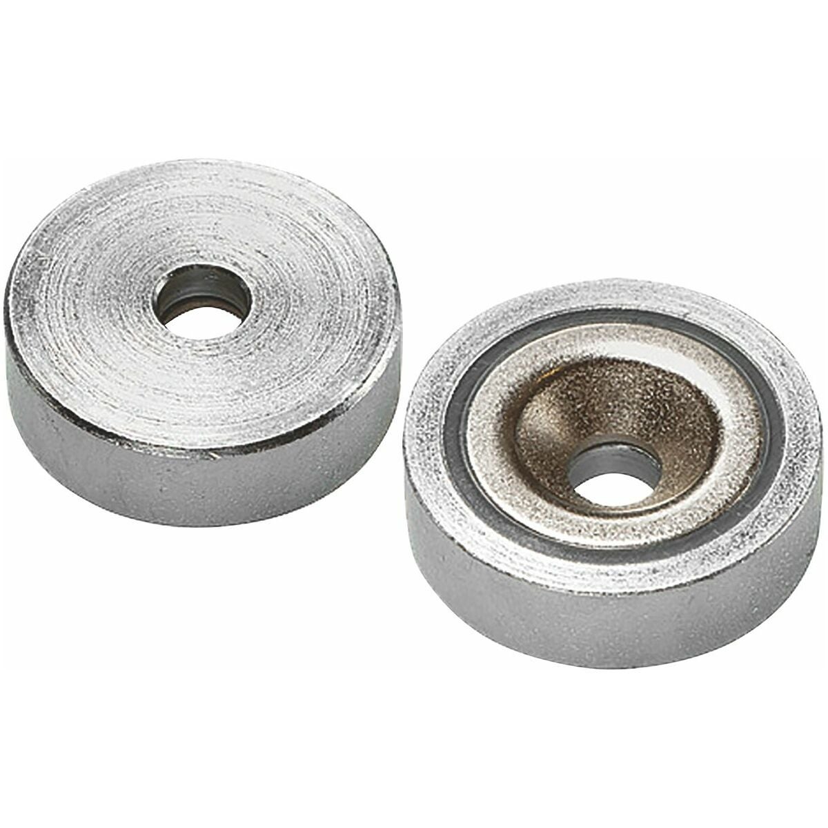 Litteä magneetti reiällä, neodyymi