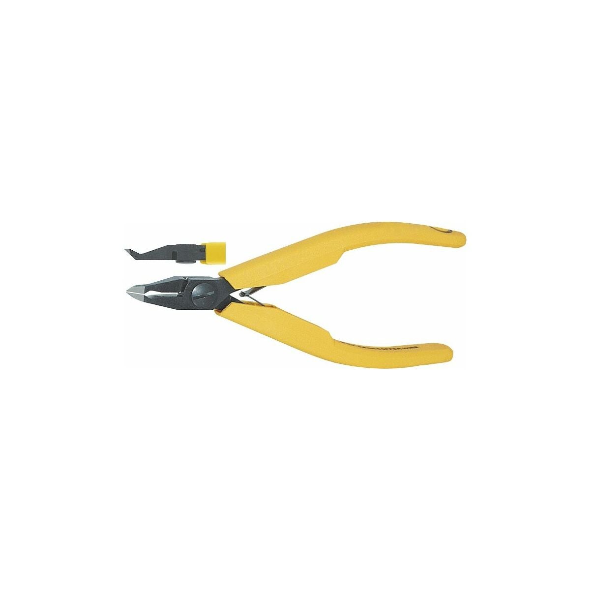 Elektroniikan viisto-/päätyleikkurit, pitkät leuat uralla 118 mm