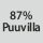 Kangaskoostumus: 87% polyesteriä