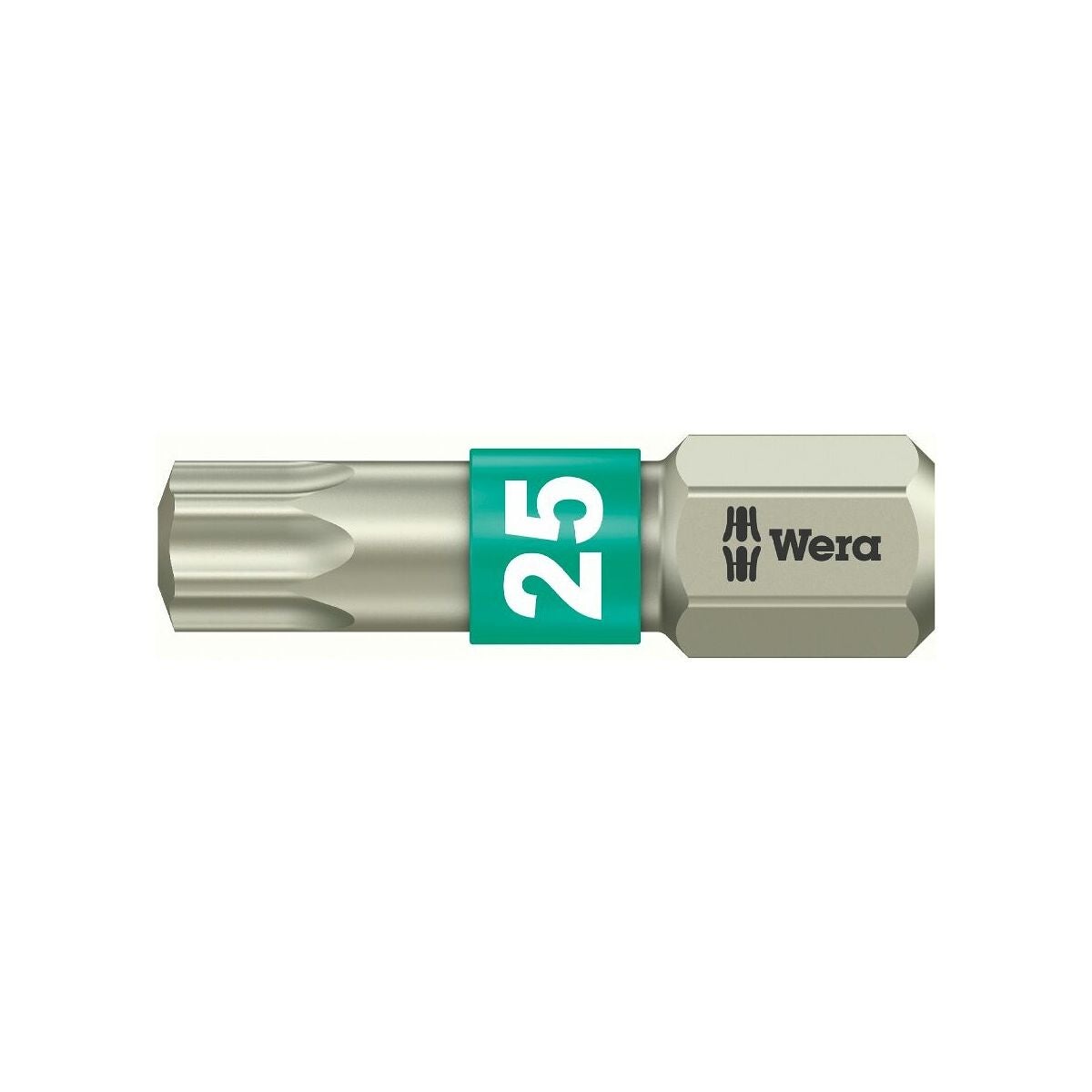 Kärjet Torx®-ruuveille, 1/4 tuumaa C 6,3, ruostumatonta terästä Tx25
