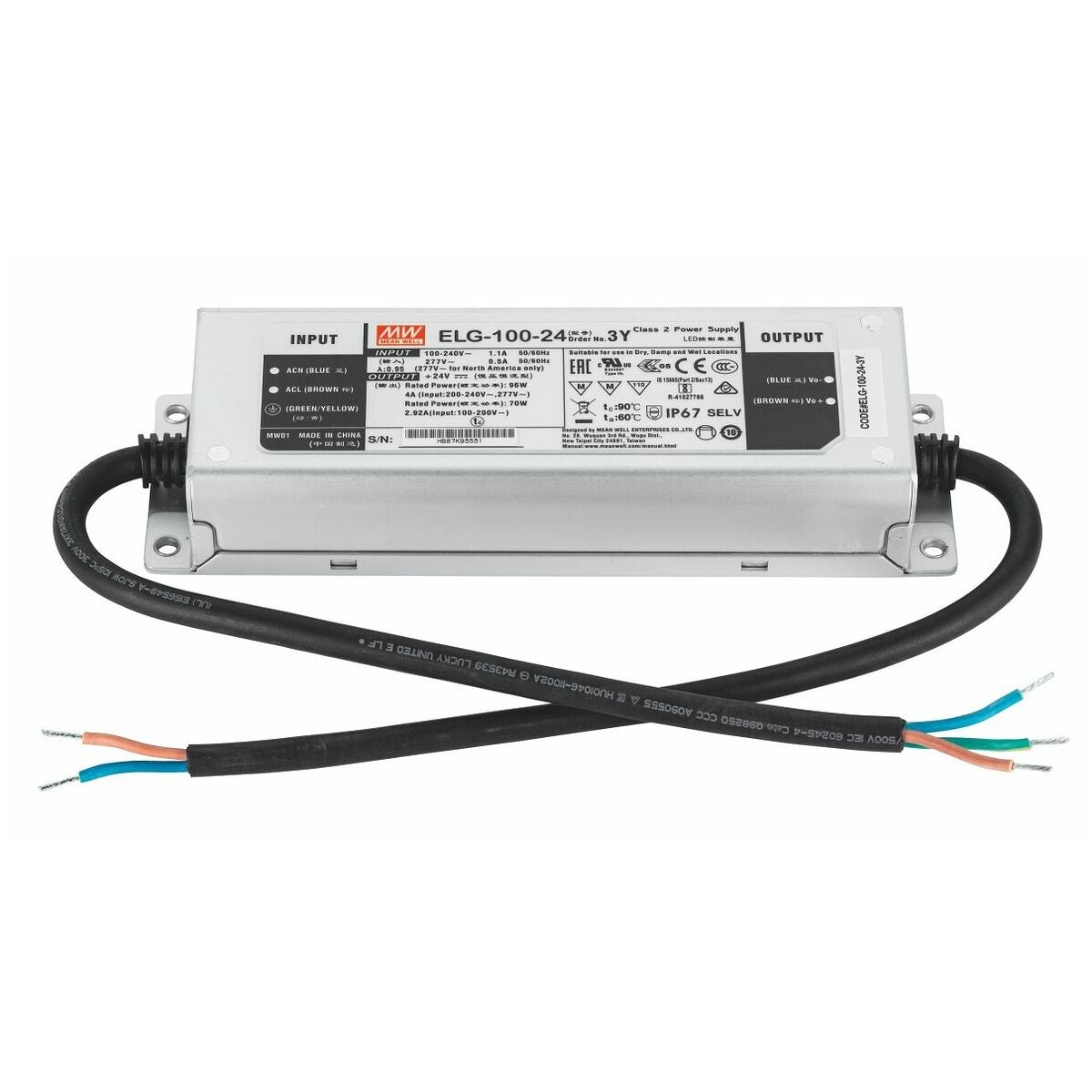 Muuntaja PLANONLIGHT LED 24 V / 100 W:lle