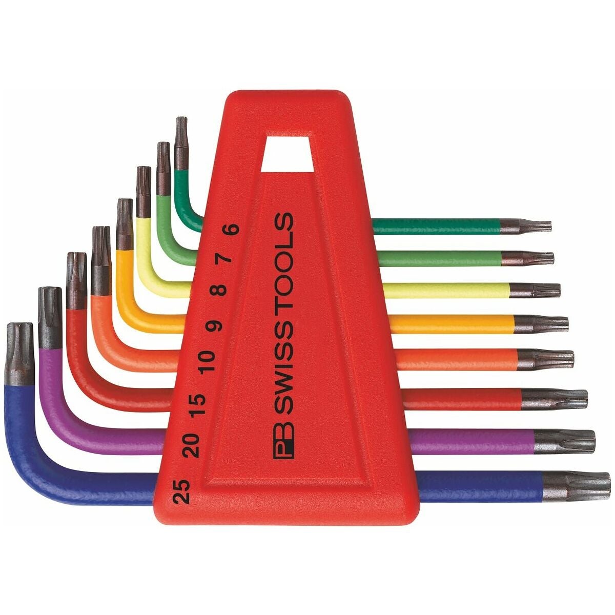 Torx®-kuusiokoloavainsarja, pulverimaalattu, 8-osainen