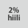 Kangaskoostumus: 2 % hiilikuitua
