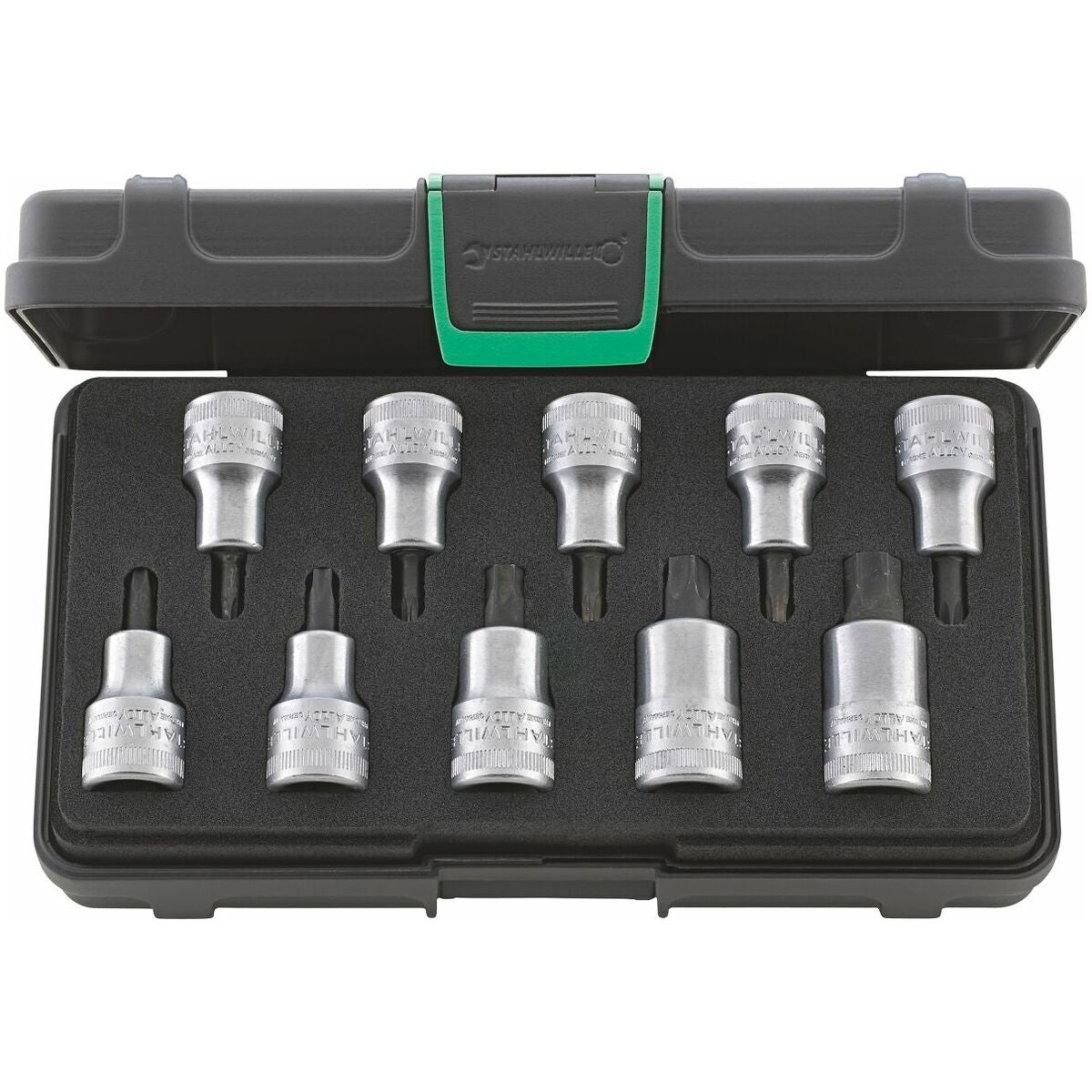Torx®-ruuvien ruuvaushylsysarja, 1/2 tuuman neliö, 10 osaa 10 10