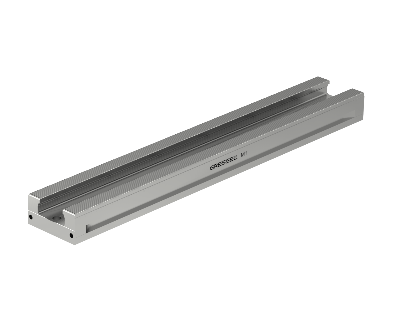 M1 L=650 mm kiristyskisko 90–650 M1 L-600 mm kiinnityskisko 90-600
