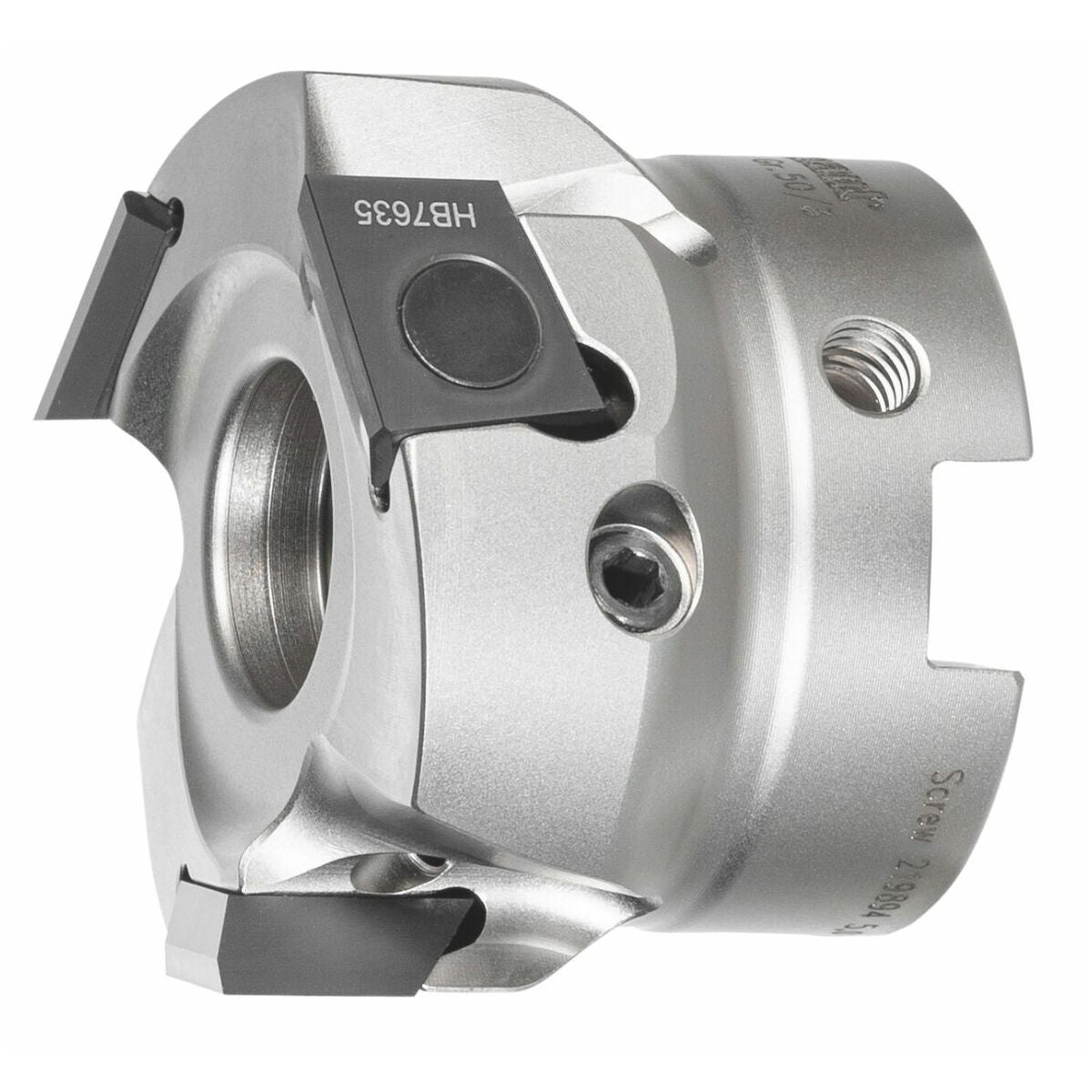 Aluking-taso-/kulmajyrsin 90° HPC reiällä 50/3 mm