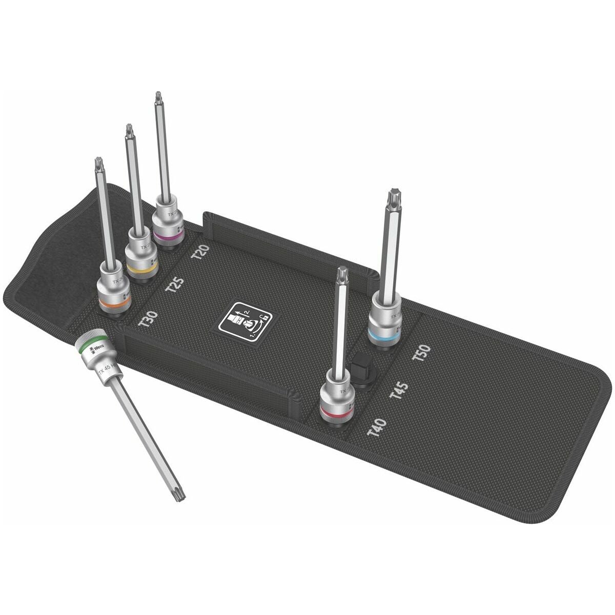 Iskuruuvinvääntimen hylsysarja Torx®-ruuveille, 1/2