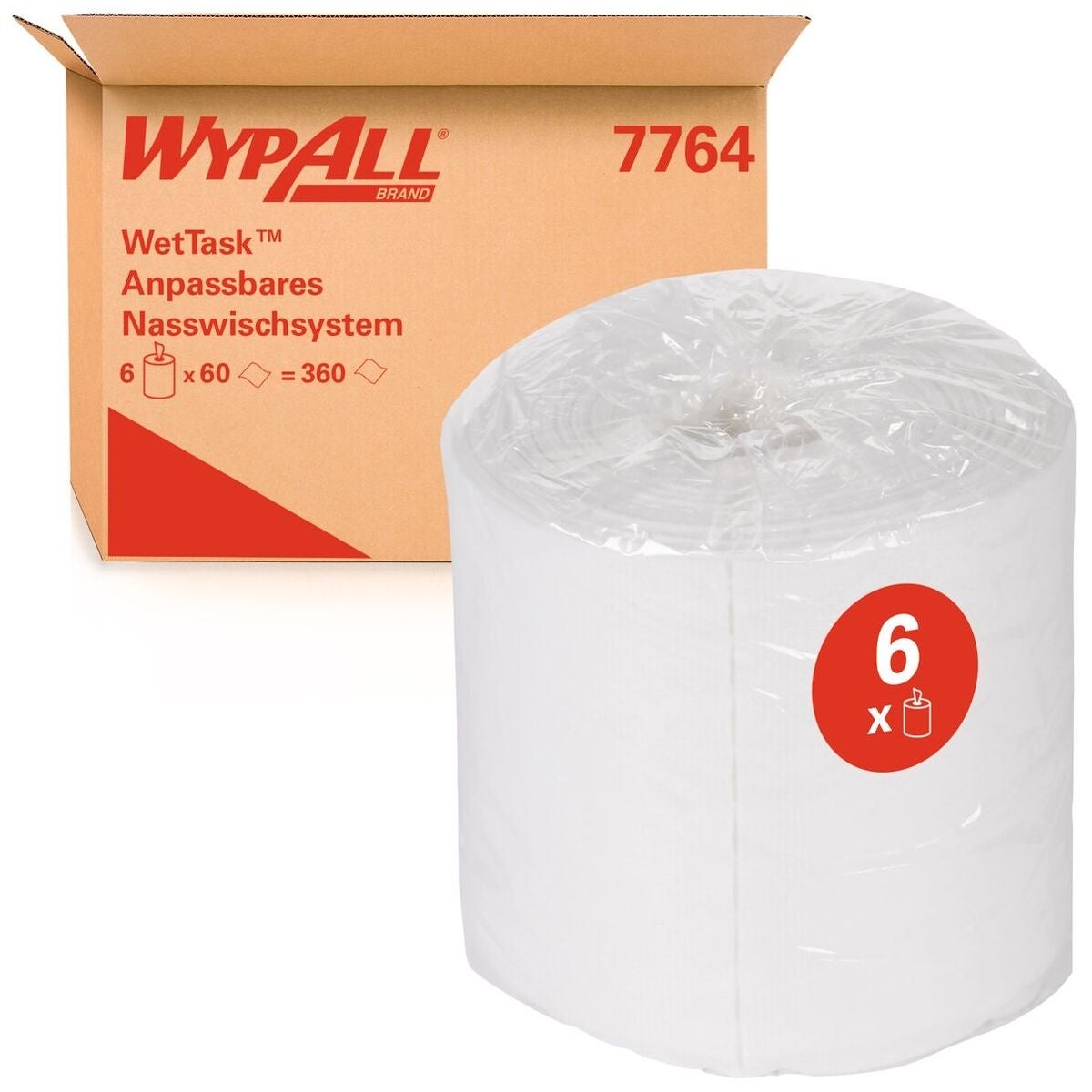 WypAll®-pyyherullasetti, 6 rullaa, W W