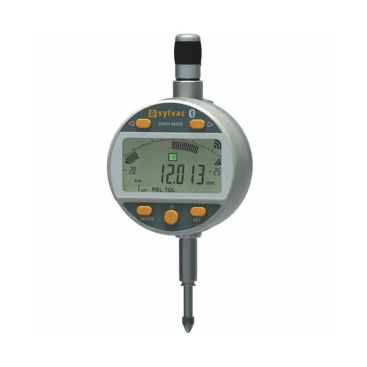 Digitaalinen mittakello Bluetooth, lukema 0,01 mm, 12,5 mm