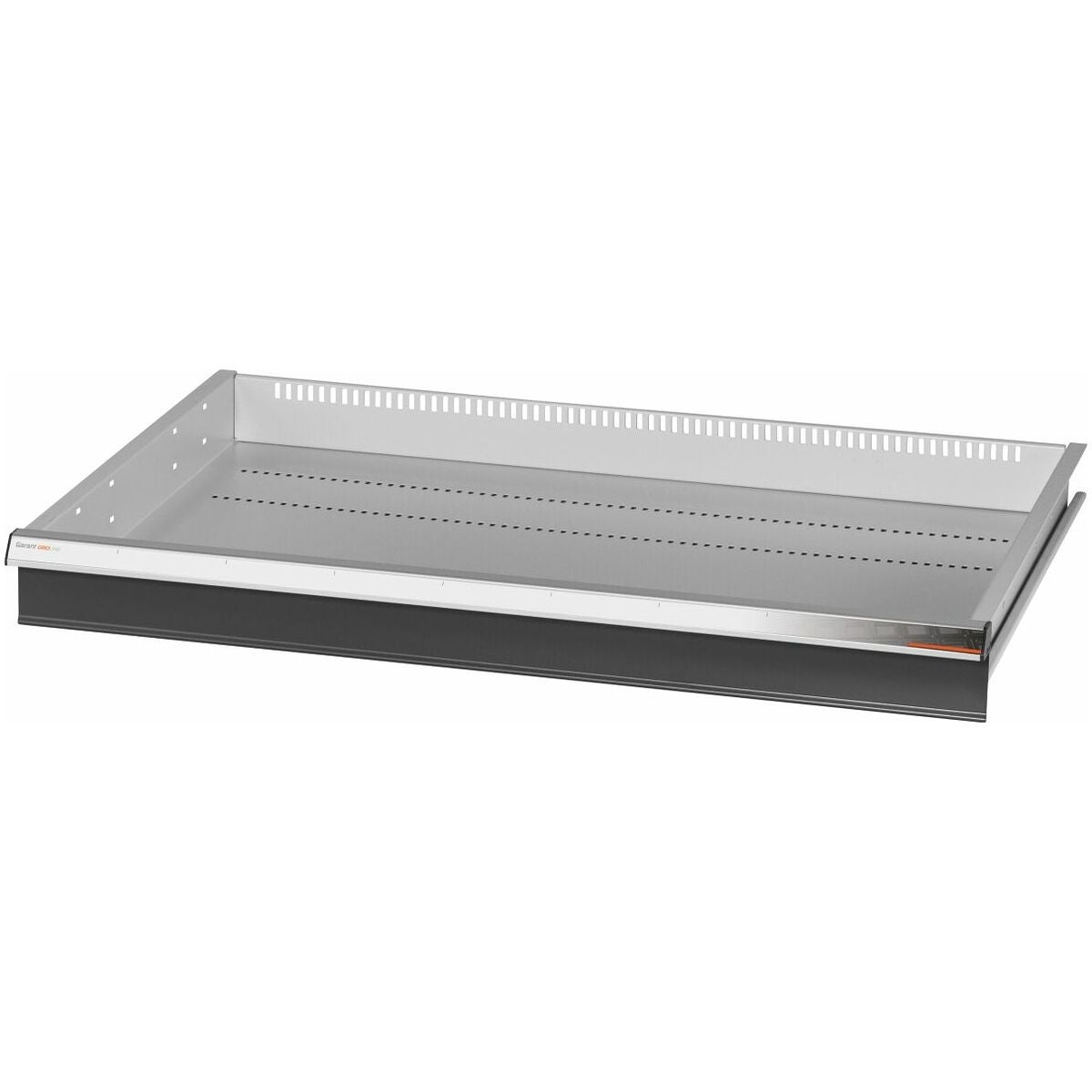 Ulosvedettävä laatikko kääntöovikaappeihin, suuri tilavuus ja raskaalle kuormalle. Leveys 40G 36×24G 100 mm