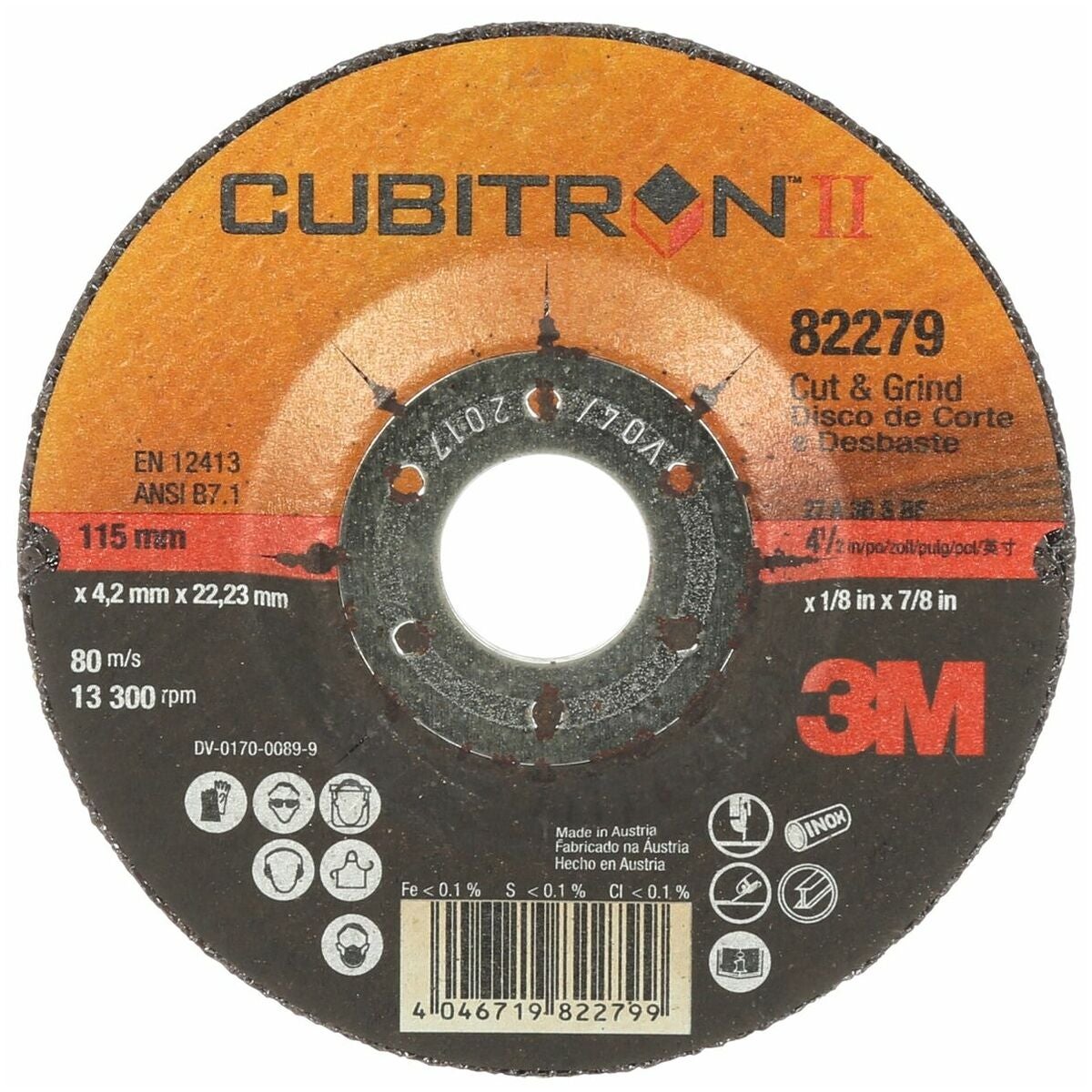 Rouhintahiomalaikka CUBITRON™ II CUT AND GRIND 230X4 mm