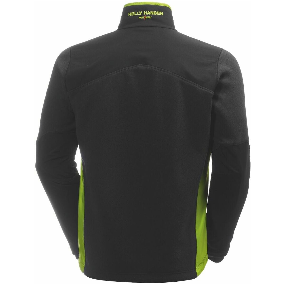 Fleecetakki MAGNI musta / lime 3XL