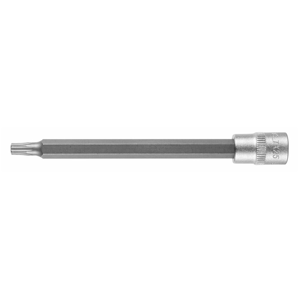 Ruuvinvääntimen hylsy, 1/4 tuumaa Torx®-kannalle, pitkä Tx25