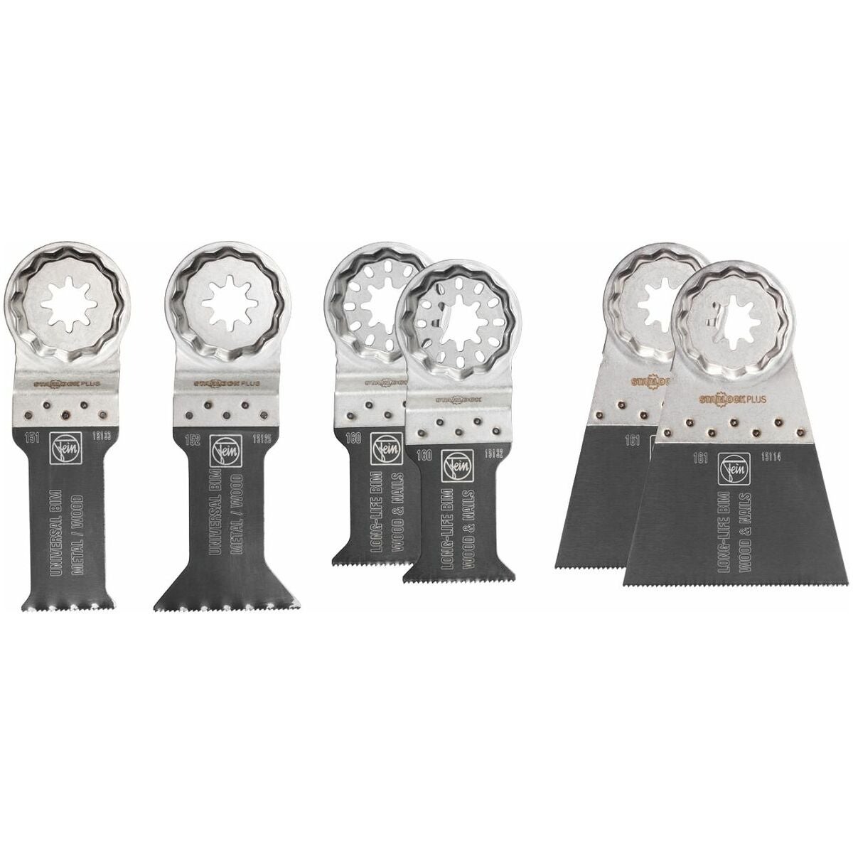 E-Cut-sahanteräsarja, Wood + Metal 6 osaa SET